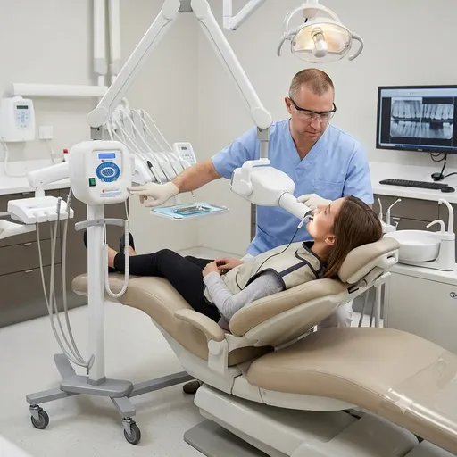 Ilustración anatómica mostrando la raíz del diente, corona, cemento dental, dentina y estructuras internas para comprender su funcionamiento. 